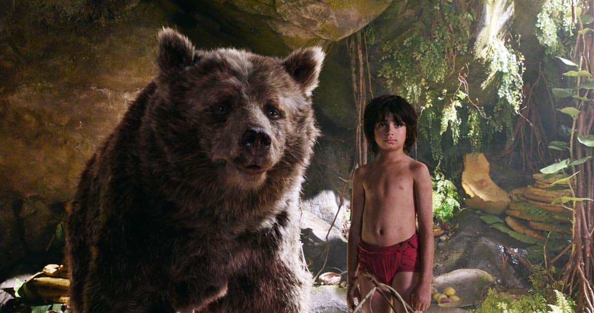 THE JUNGLE BOOK - (L-R) BALOO and MOWGLI. ©2106 Disney Enterprises, Inc. All Rights Reserved.