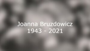 Joanna Bruzdowicz verstorben