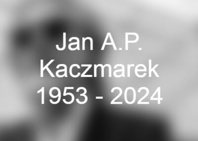 Jan A.P. Kaczmarek verstorben